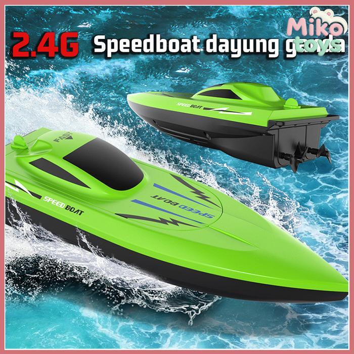 Jual Mikotoys 2.4Ghz RC Scull Simulasi Kecepatan Tinggi Air Speedboat ...