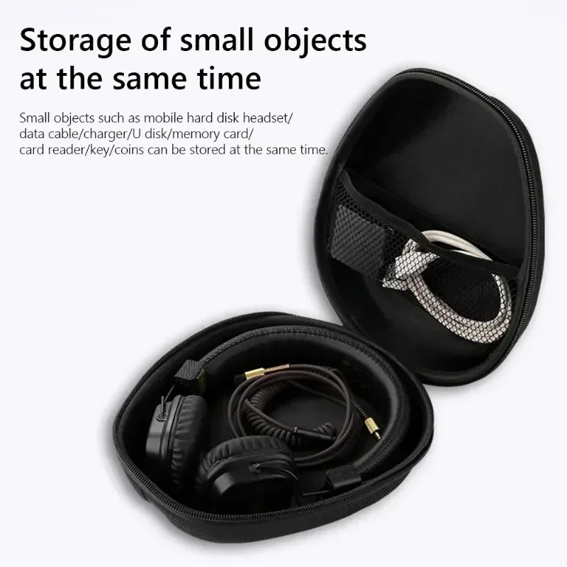 Jual Earphone Case EVA Hard Shell Headset Protective Box Travel ...