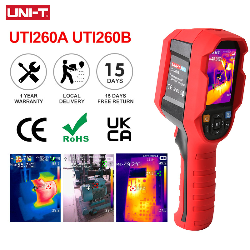 Jual UNI-T UTI260B UTI260A Thermal Imaging Camera 256X192 Pixels ...