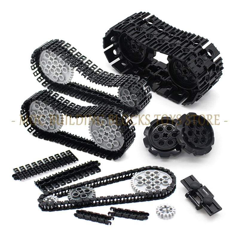 Jual Technology Parts 3711 24375 57518 57519 Building Block Brick Link ...