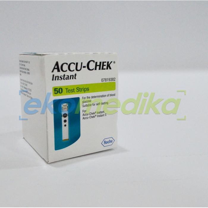 Jual ROCHE ACCU-CHECK INSTANT STRIP 50PCS TEST GULA DARAH ASLI DENGAN ...