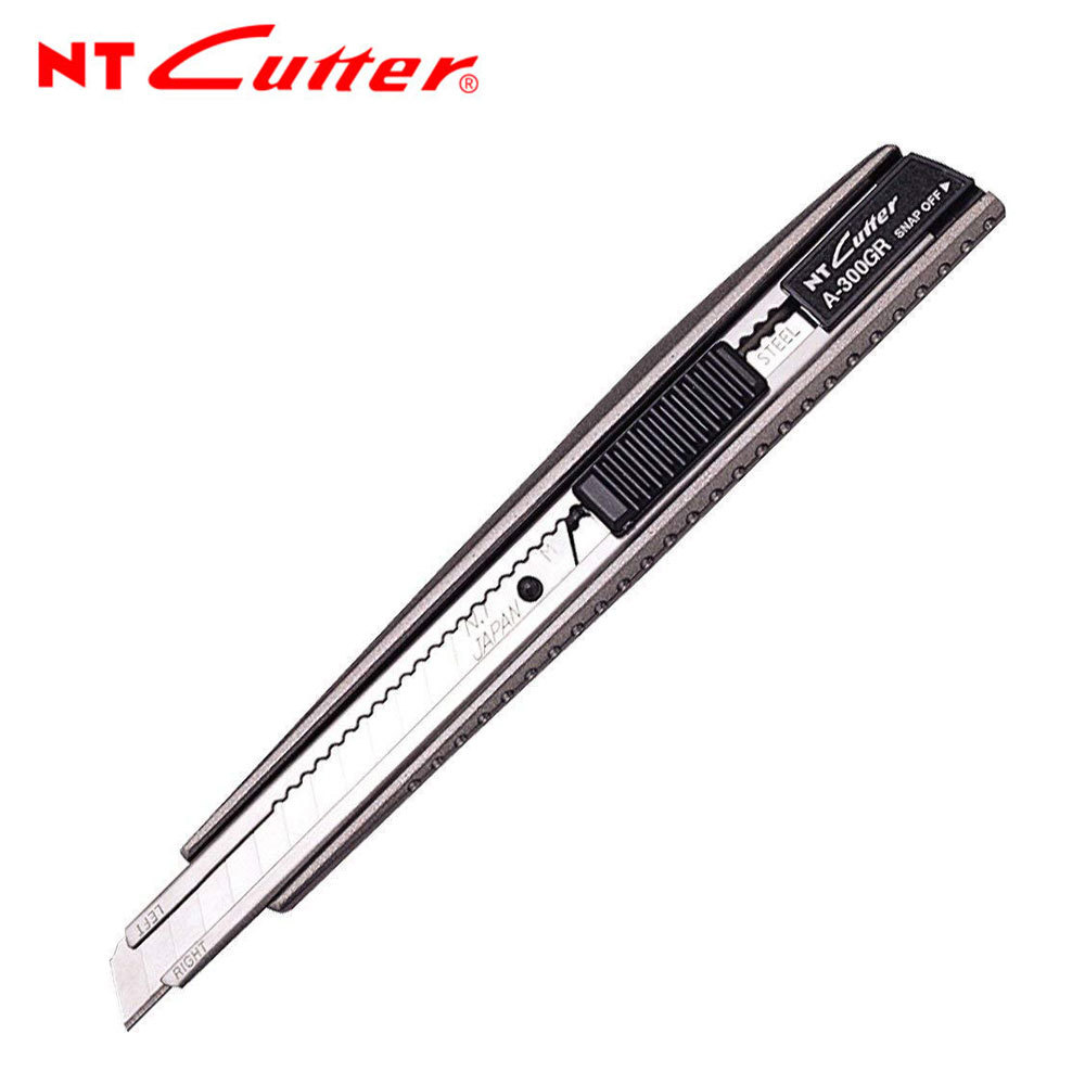 Jual Japan NT Cutter A-300GRP Aluminum Die-cast Grip Auto Lock Cutter ...