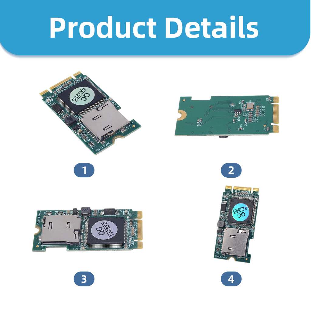 Jual TF (micro-SD) To NGFF (M.2) / MSATA Adapter Card Embedded ...