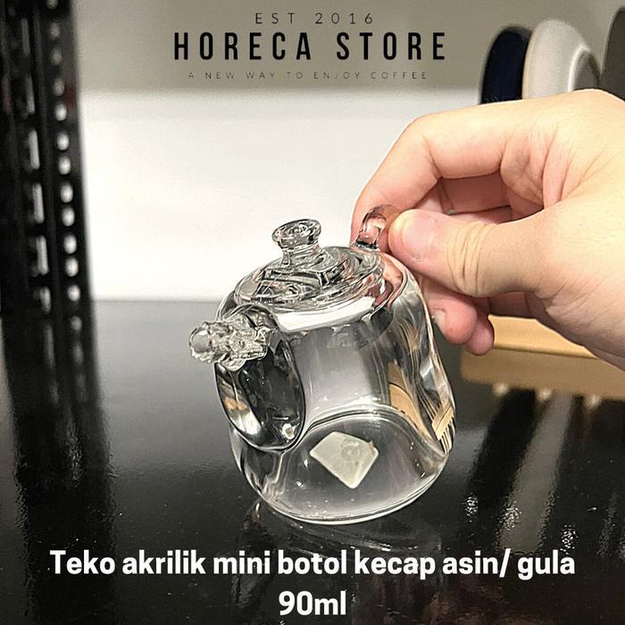 Jual Botol Kecap Asin Model Teko Akrilik 90ml - Shoyu | Shopee Indonesia