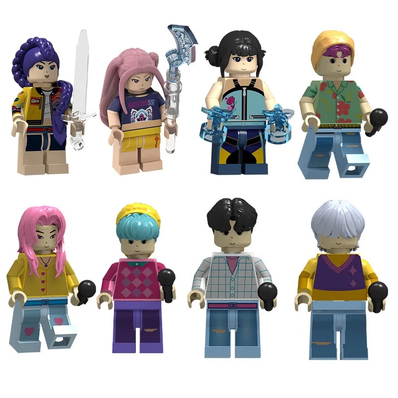 Jual Saja Boys MOC Bricks KPop Demon Hunters Series Figures Model ...