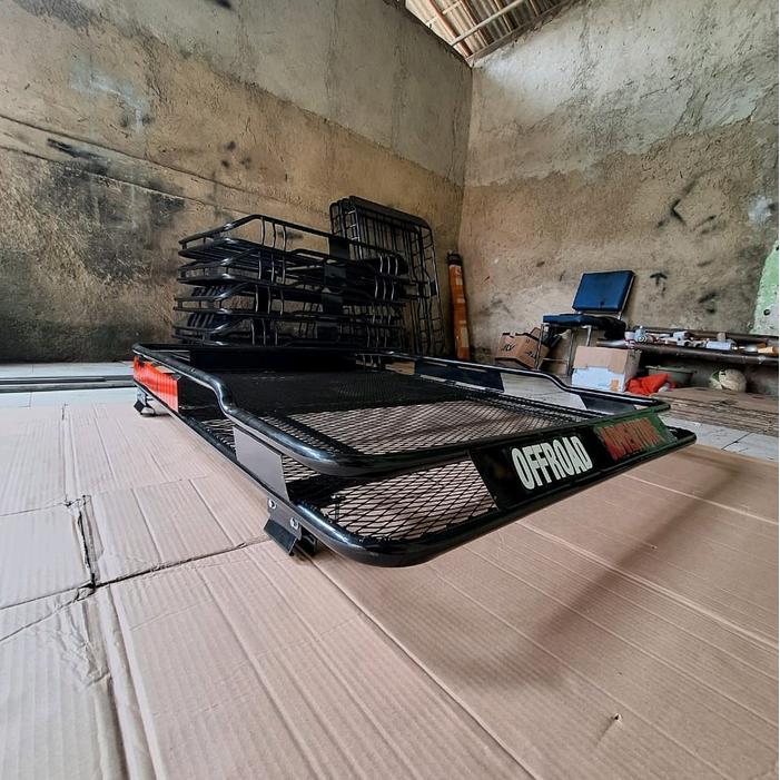 Jual Roof Rack Bagasi Atas Mobil All New Rush Model Jepit Roof Rail ...