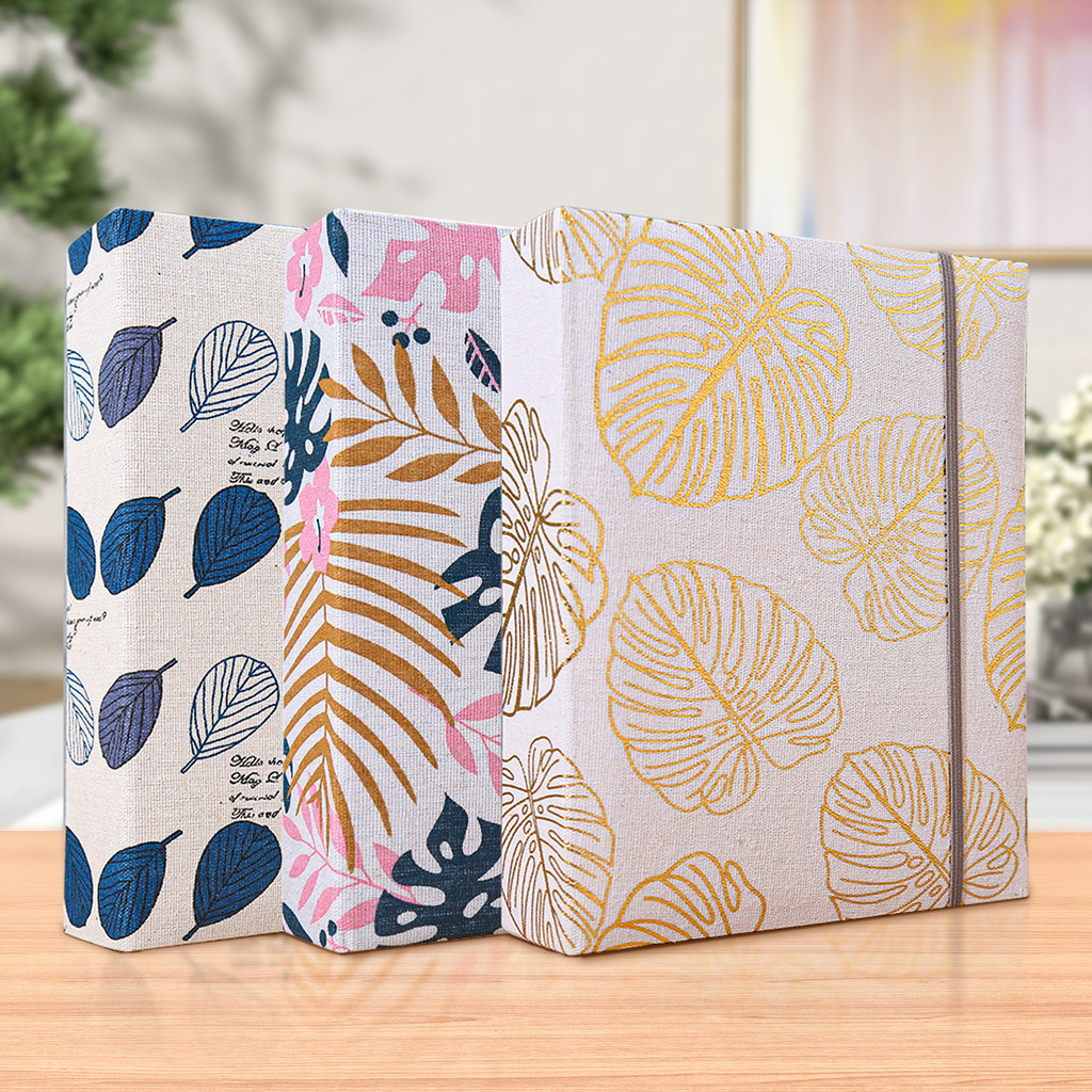 Jual 4X6 inch Fabric Photo Album 200 pockets Large Capacity Interleaf ...