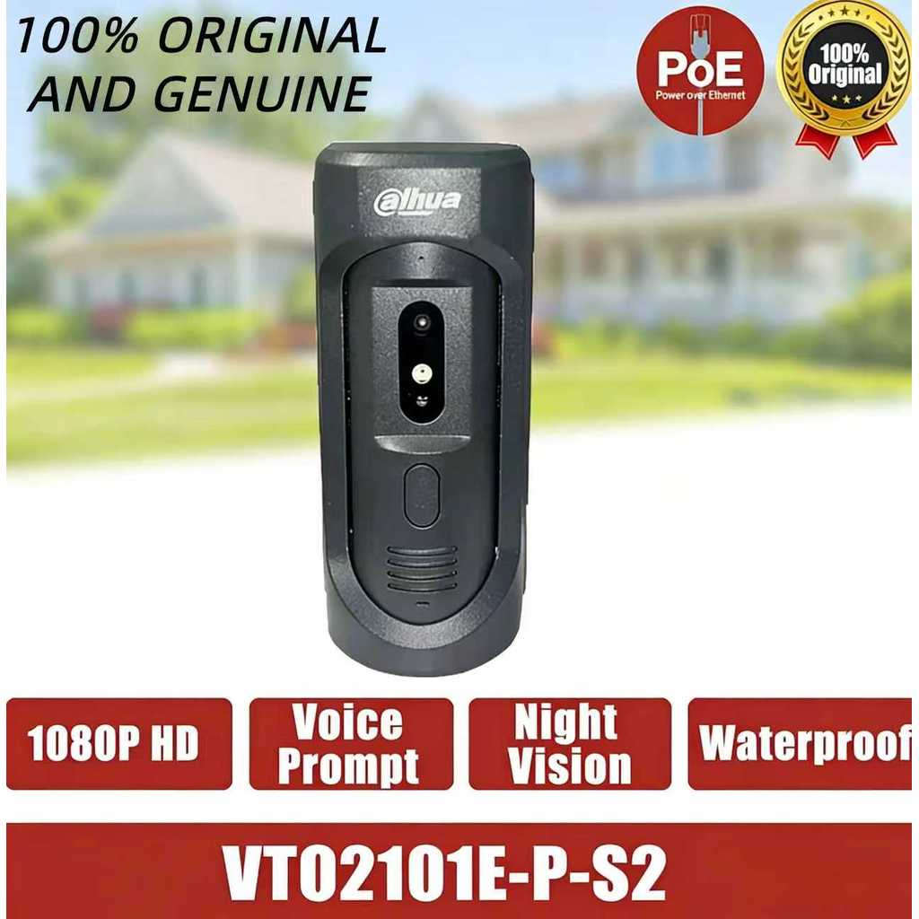 Jual Dahua Intercom Original IP67 1080P Smart Home Doorbell Alloy Panel ...