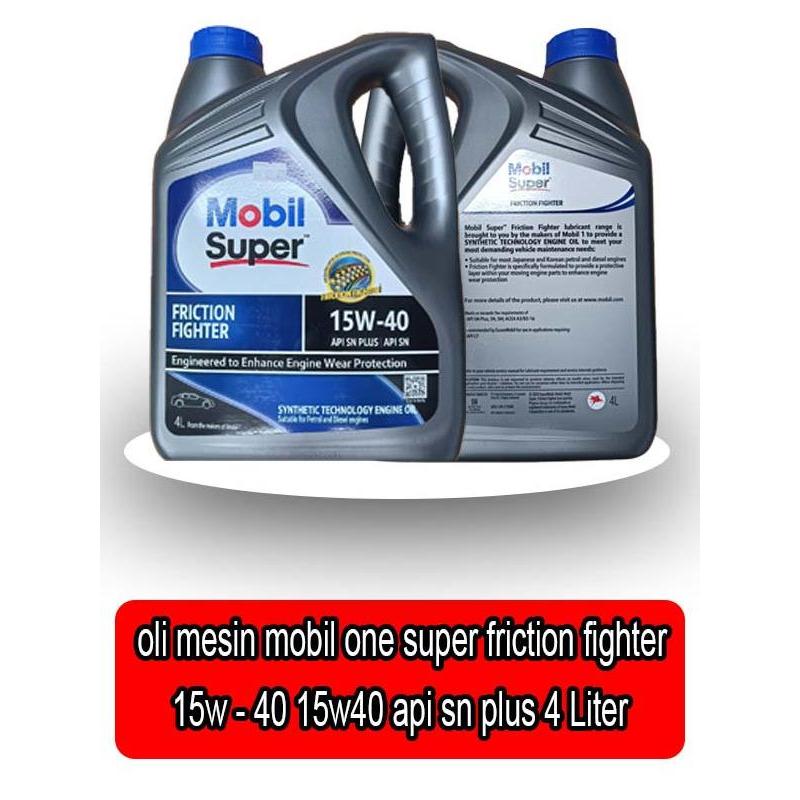 Jual Mobil Super Friction Fighter Sae 15W-40 15W40 4 Liter Api Sp Plus ...