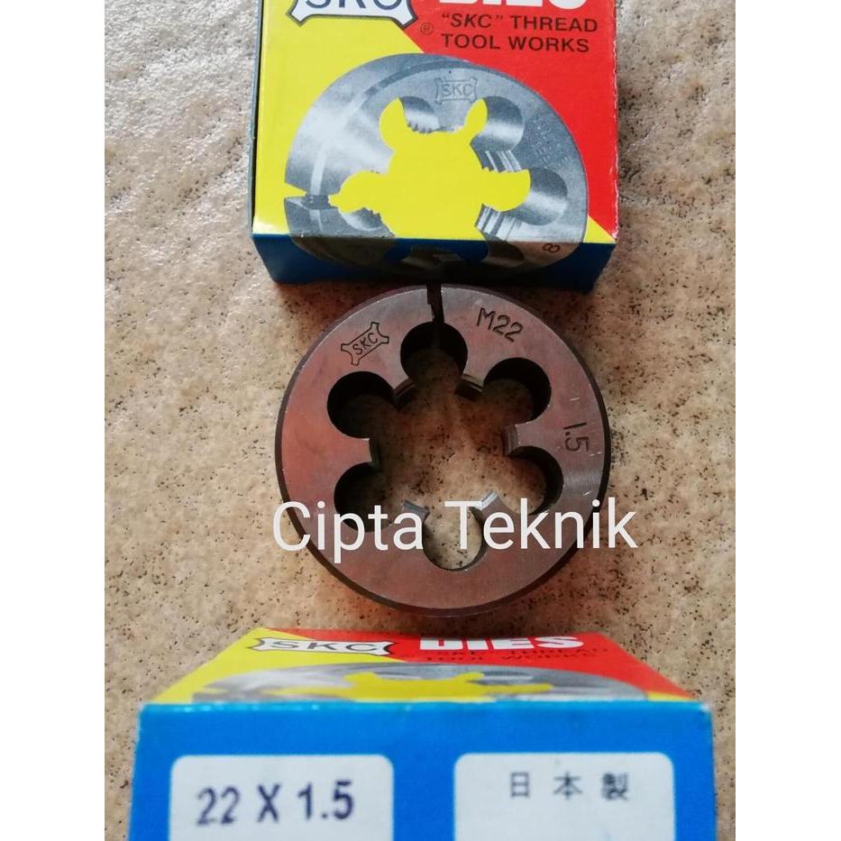 Jual Snei SKC M22 x 1,5 Round Dies M22x1.5 Senai Senei Sney Snay Ulir ...