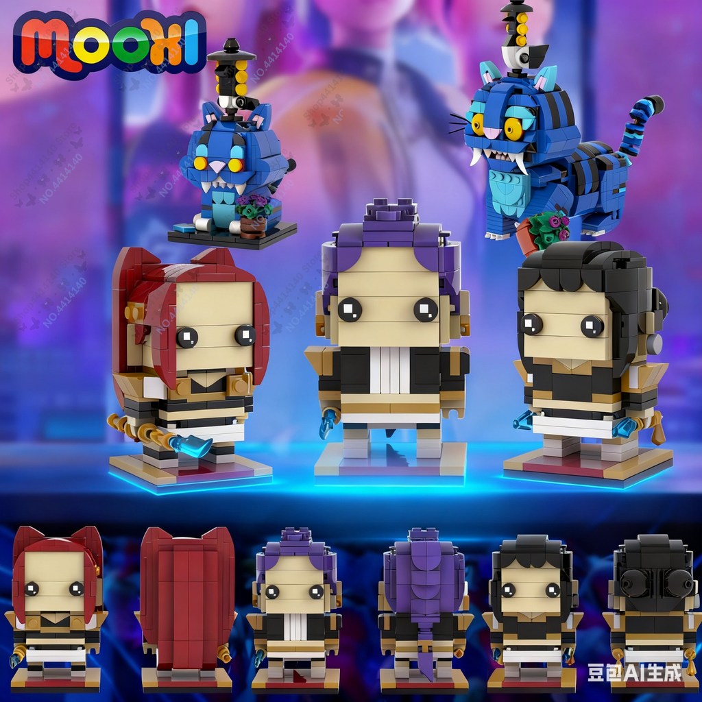 Jual MOOXI Movie Series K-Pop Girl Group Figures Tiger MOC Building ...