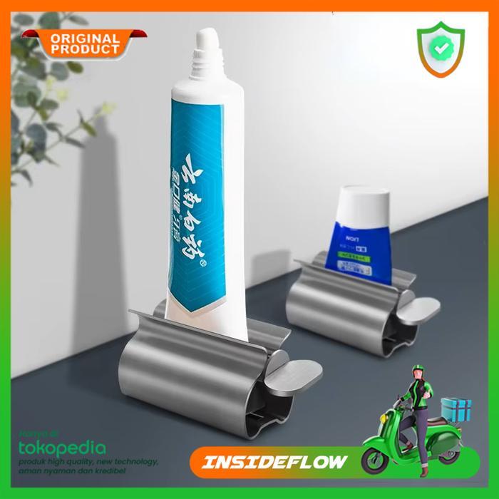 Jual Alat Penjepit Penekan Pasta Gigi Toothpaste Holder Odol Model Roll ...