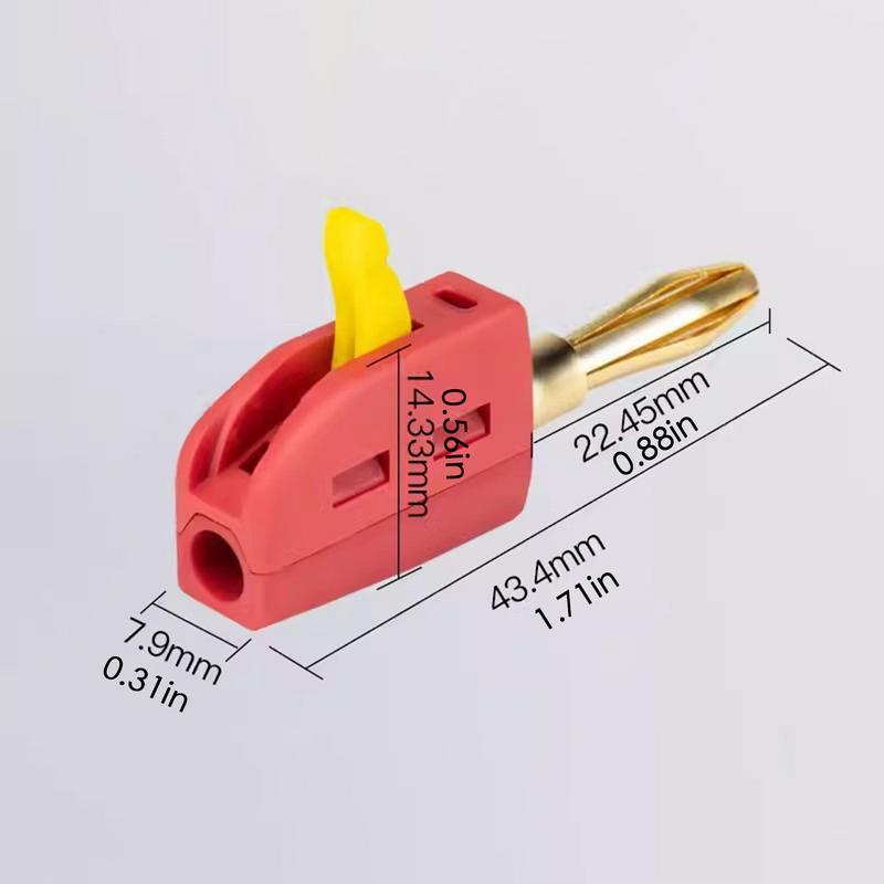 Jual Speaker Wire Banana Plugs Wire Connector Banana Connector Speaker ...