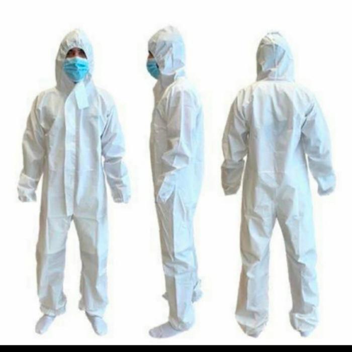 Jual Baju APD Putih Panjang Safety Wearpack Pria Bahan Spunbound 75gram ...