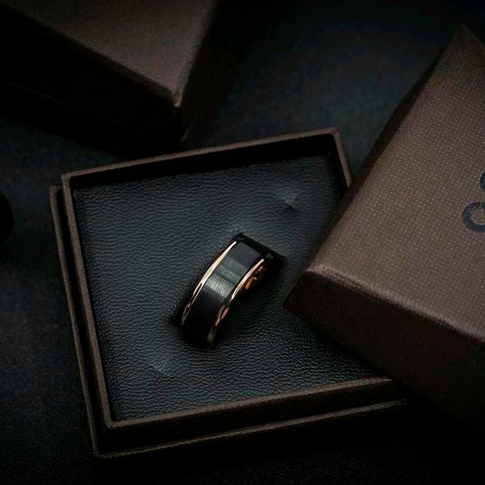 Jual Nine Worlds Ring Cincin Couple Tungsten Sier Blue Anodized 8Mm ...