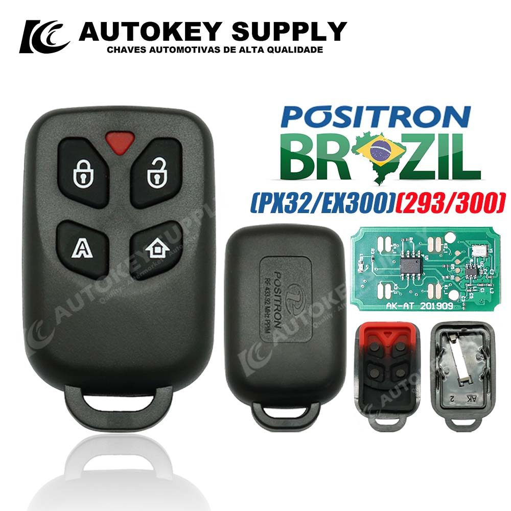 Jual Autokeysupply AKBPCP122AT PX40 4 Button Remote Key Alarm System ...