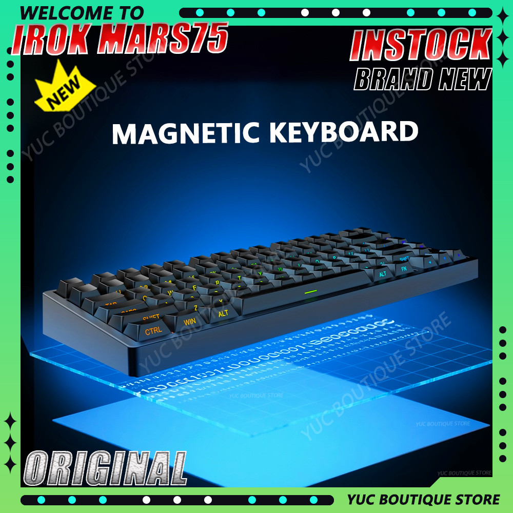Jual NEW IROK Carotmas Mars75 Pro Gaming Keyboard Magnetic Switch ...