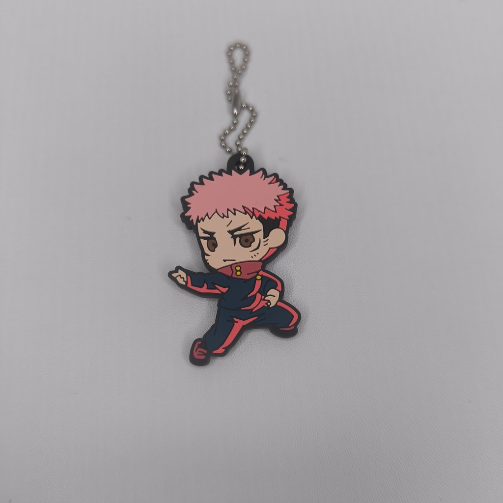 Jual Rubber Strap Keychain Jujutsu Kaisen Itadori Yuji Fighting Pose ...