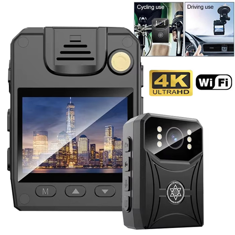 Jual 4K Mini Police Camera Outdoor Law Enforcement Recorder WIFI HD ...