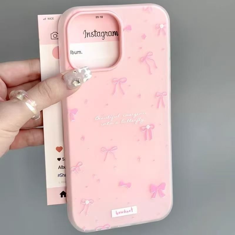 Jual Pink Busur 2 In 1 Casing Hp Iphone 17 Pro Max 16 Pro Max 16 Plus ...