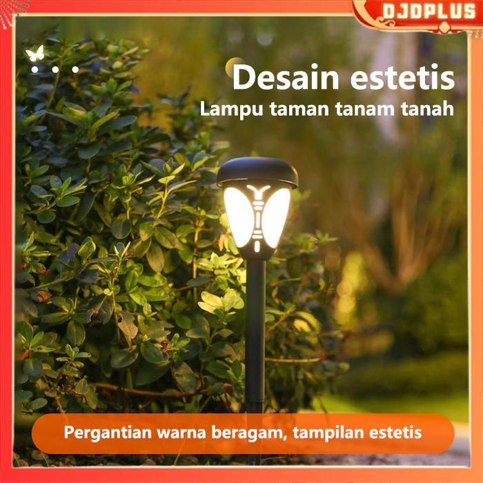 Jual Swaylineshop Djdplus Lampu Rumput Tenaga Surya Kupu-Kupu, Lampu ...