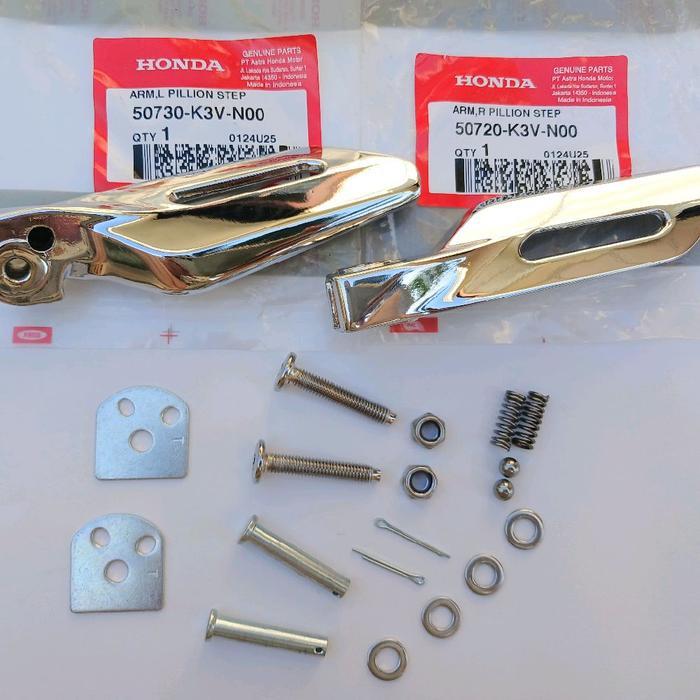 Jual FOOT STEP STYLO 160 ORIGINAL CHROME PREMIUM | Shopee Indonesia