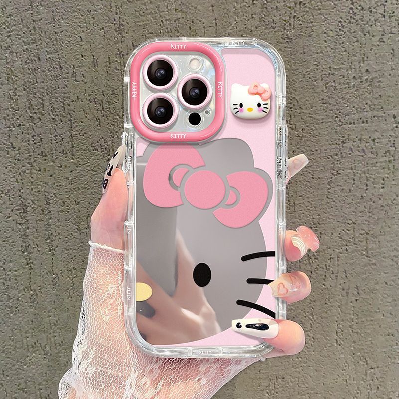 Jual Fancy Girl Simple Hello Kitty Cermin Case Hp Samsung S25 A06 A16 ...