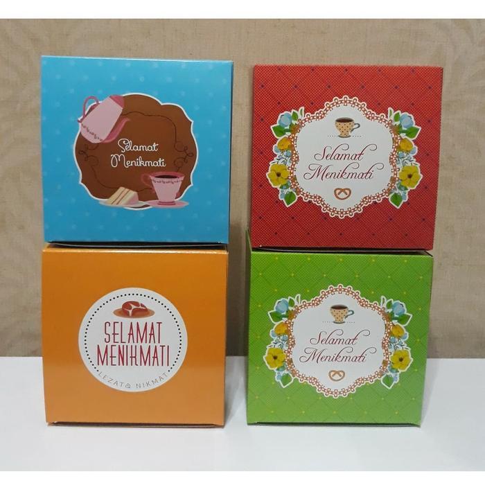Jual Box kue / Dus senack / kotak kue / dus donat/ Box sneck | Shopee ...