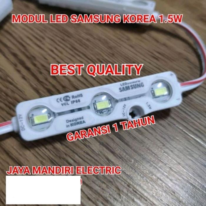 Jual MODUL LED SAMSUNG 1.5W 12V BENING / 5630 MODULE SIGN BOARD REKLAME ...