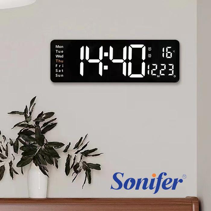 Jual Jam Dinding Timer Digital/Jam Countdown/Jam Stopwatch SONIFER ...