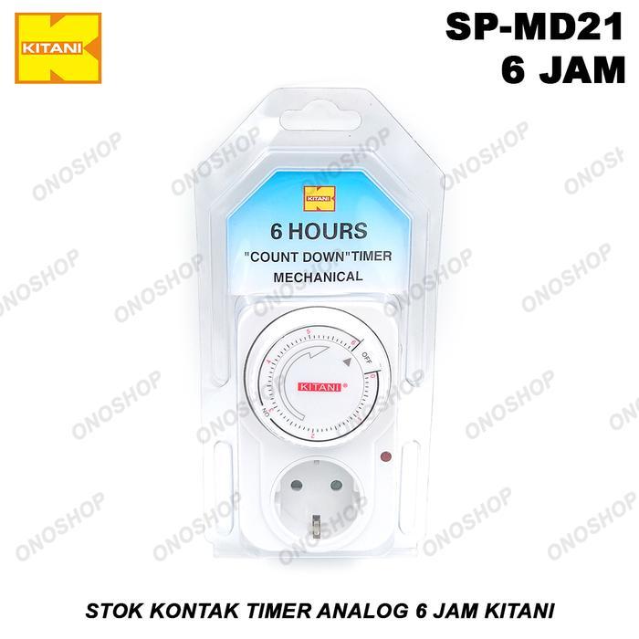 Jual Stop Kontak Timer 6 Jam Kitani | Shopee Indonesia