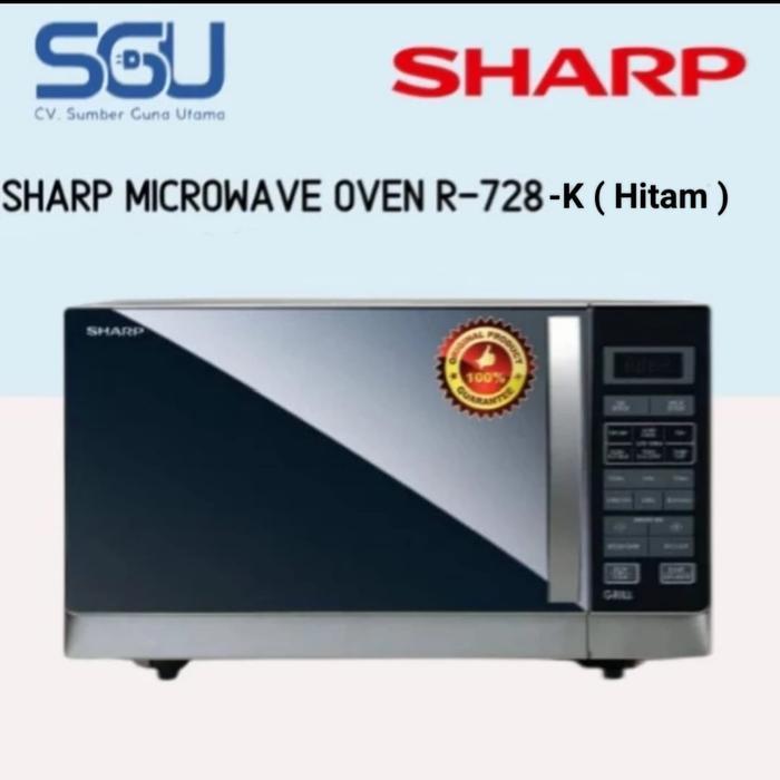 Jual SHARP R-728 W/K/S MICROWAVE OVEN GRILL R728 R 728 - TAMBAH BUBBLE ...