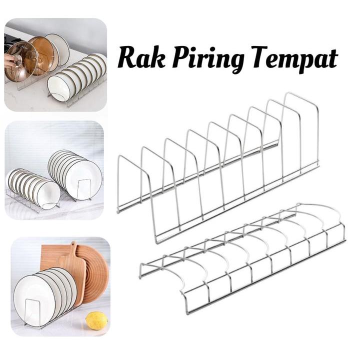 Jual Rak Piring Tempat Tatakan Tirisan Piring Rak Dapur Multifungsi Rak ...
