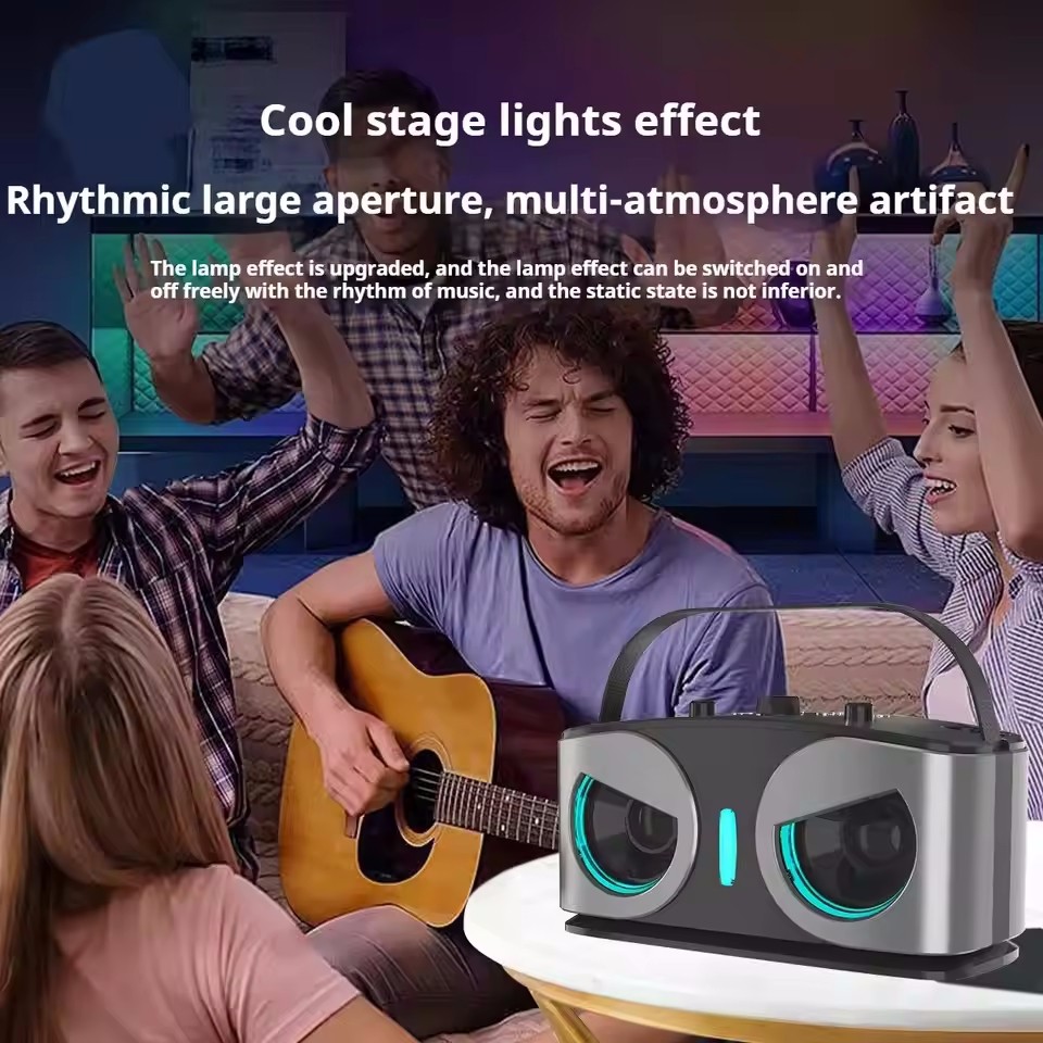 Jual Karaoke Portable Wireless Bluetooth Speaker With Microphone ...