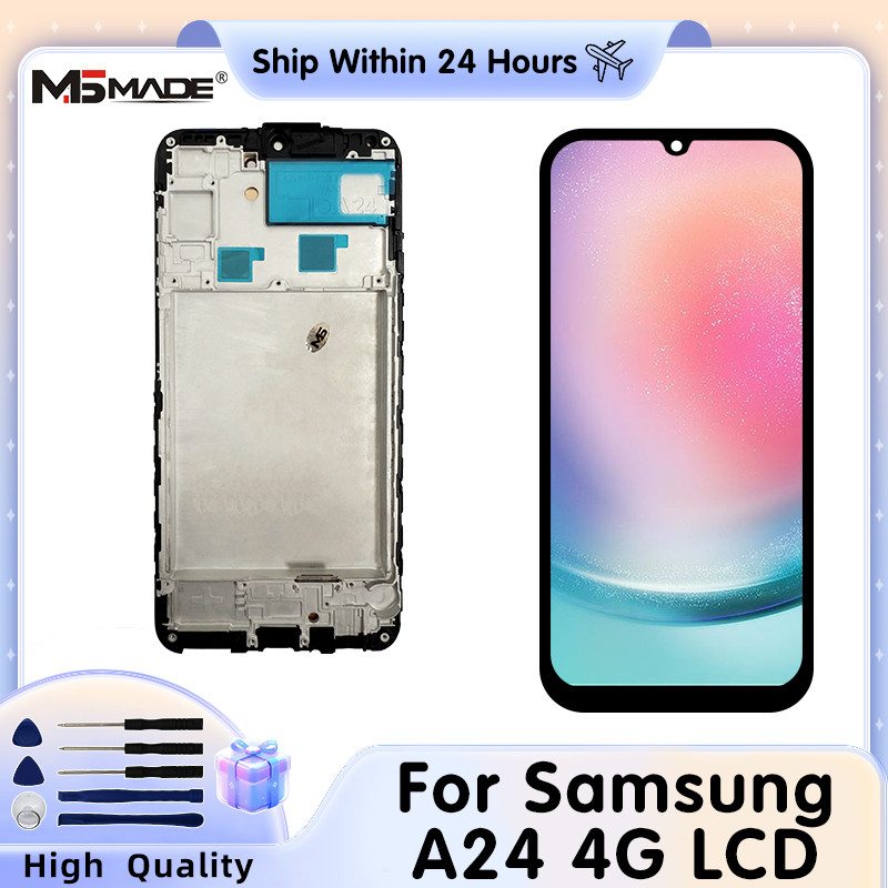 Jual 6.5 OLED For Samsung Galaxy A24 4G LCD SM-A245F SM-A245F/DS SM ...
