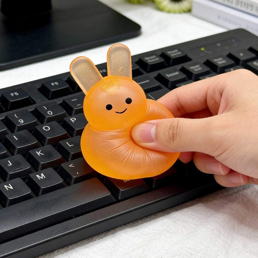 Jual Dumpling Squishy Rabbit Pinch Toy Rabbits Shaped Malt Sugar Toys ...