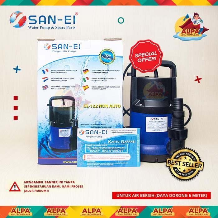 Jual Pompa Air Celup SAN-EI (SE-132 Non Auto) / Pompa Kolam / Pompa ...