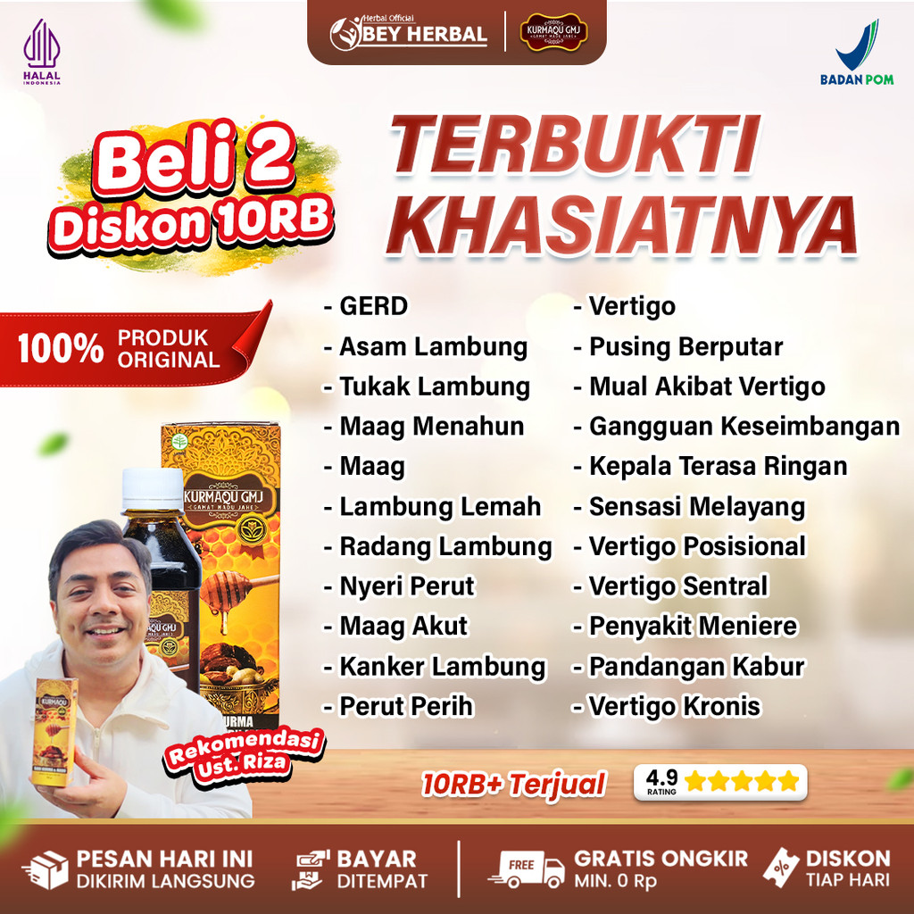 Kurmaqu GMJ Original Obat Herbal Alami Asam Lambung Paling Ampuh Namun Setiap Orang Berbeda Beda