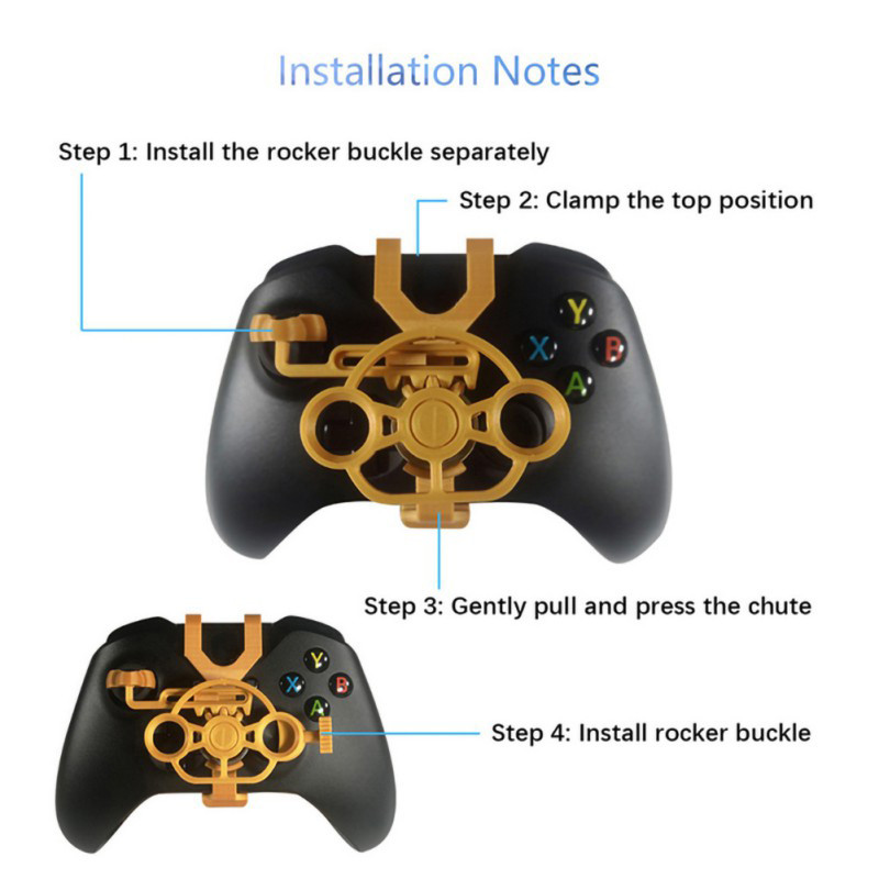 Jual B63B-Gaming Racing Wheel Mini Steering Game Controller For One X S ...