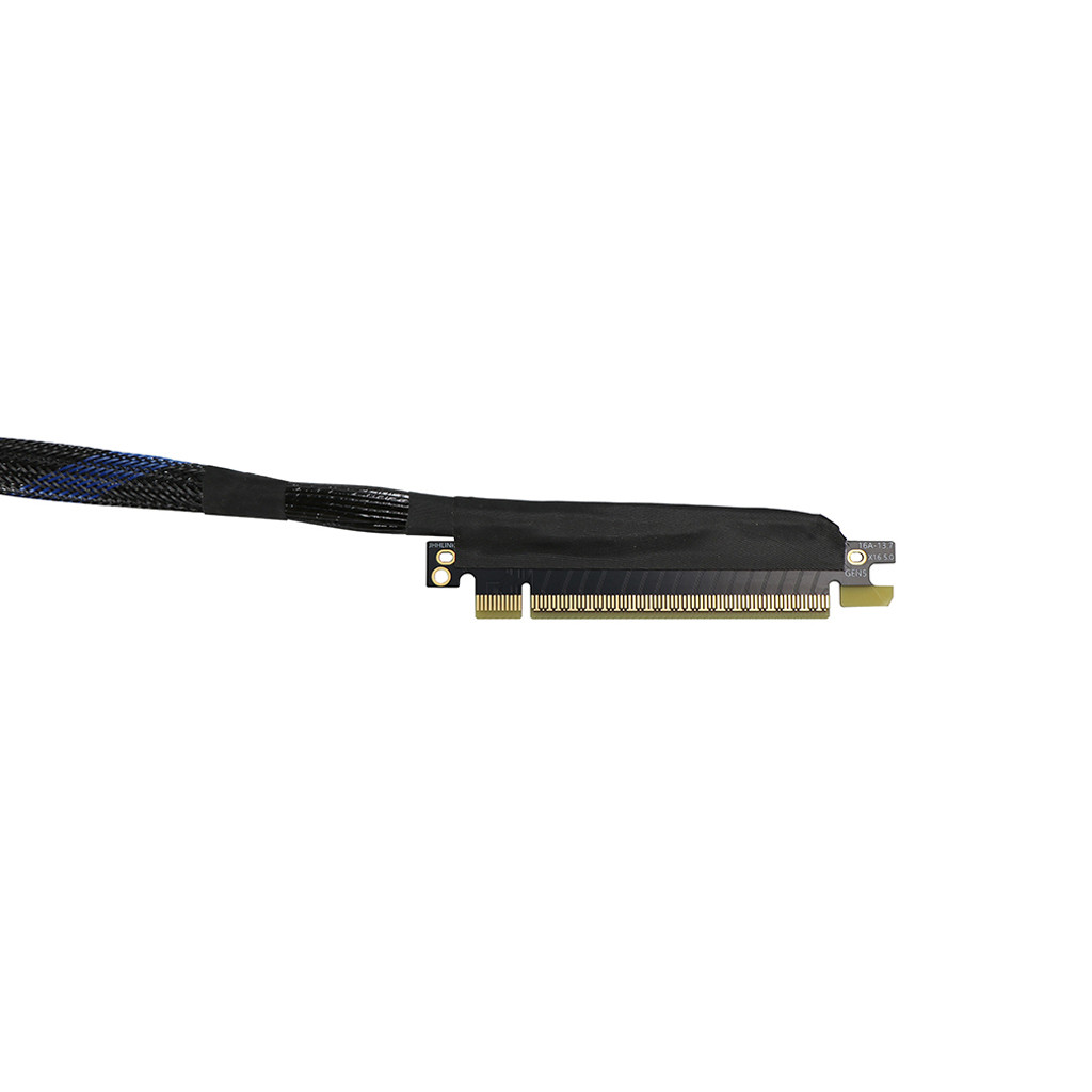 Jual Pcie 5.0 X16 Graphics Card Extension Cable 270 Degree Silver ...
