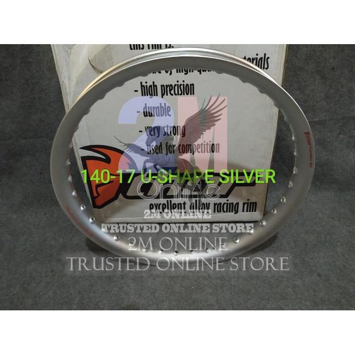Jual Velg 140-17 U Shape Silver Thor Alloy Racing Rim | Shopee Indonesia