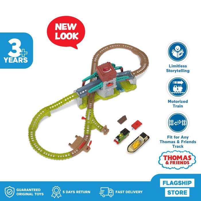 Jual NEW LOOK Thomas & Friends Talking Bulstrode & Which-Way Bridge Toy ...