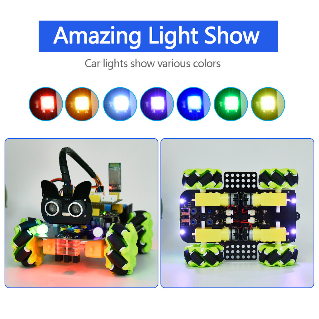 Jual KEYESTUDIO STEM Programmable 4WD Mecanum Smart Robot Car For ...
