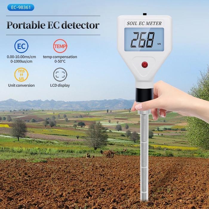 Jual Ec-98361 Digital Ec Meter Lcd Display Plant Soil And Water Quality ...