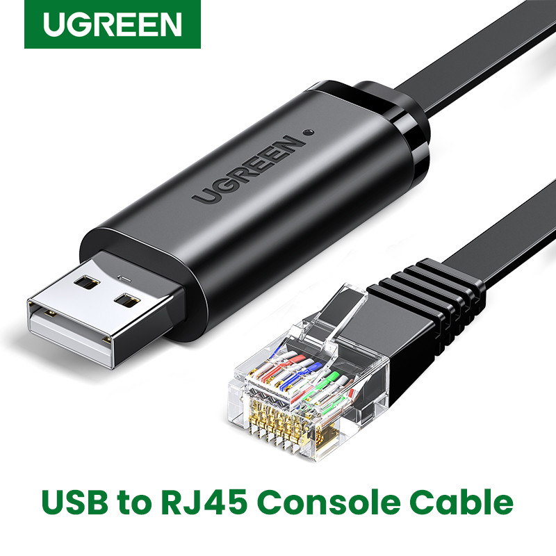 Jual Ugreen USB to RJ45 Console Cable RS232 Serial Adapter for Cisco ...