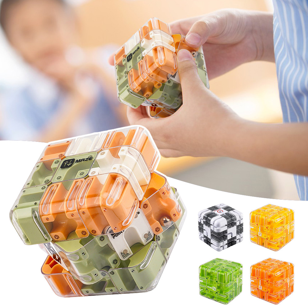 Jual Large-Labyrinth 3D Puzzles Maze Cubes Maze Cubes Puzzle With ...