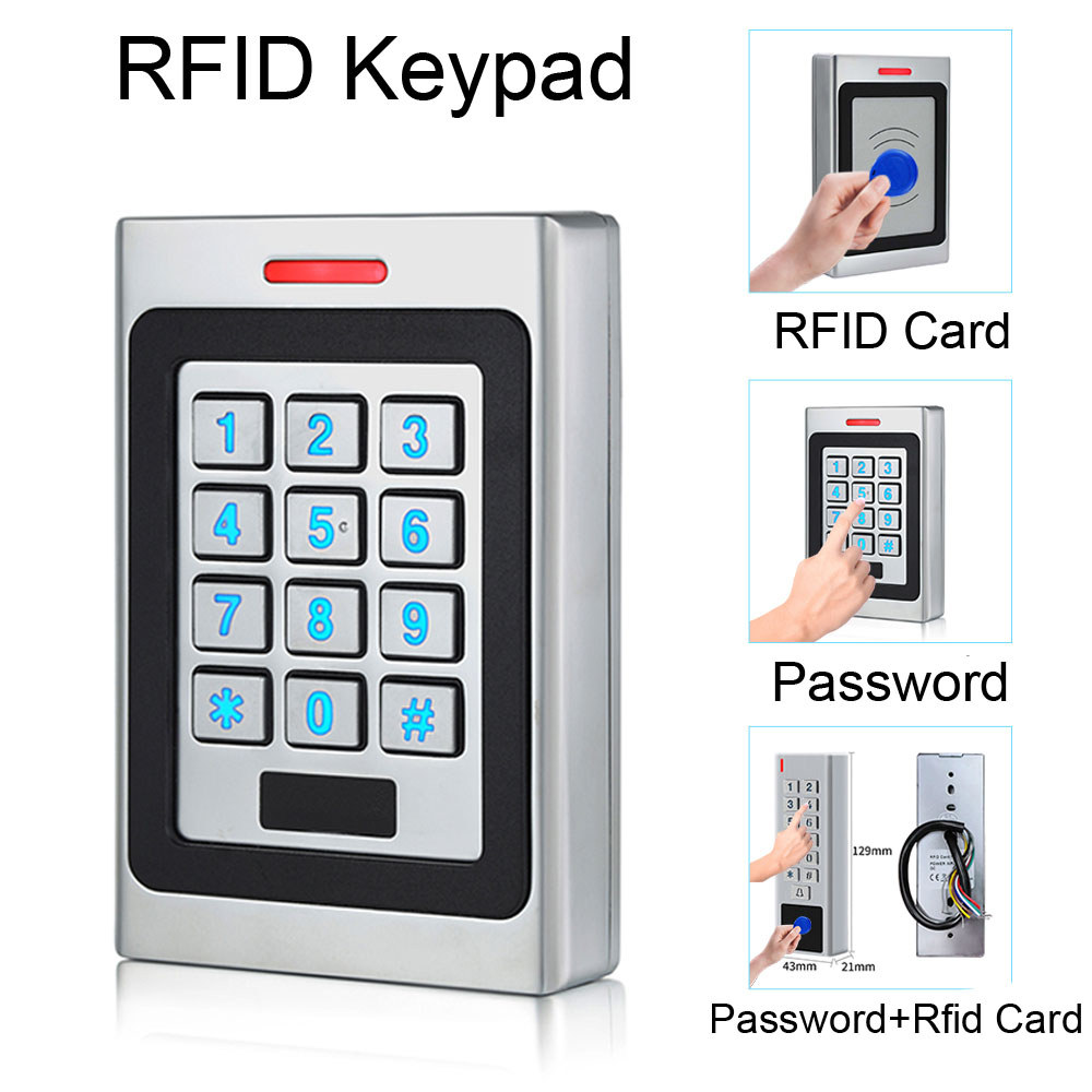 Jual DC 10-24V Rfid Door Access Control System IP67 Waterproof Metal ...