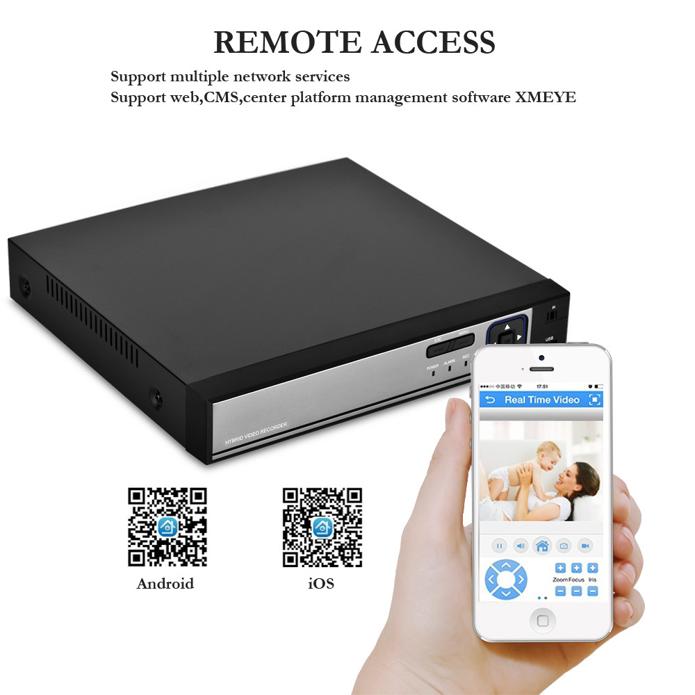 Jual AZISHN Face Detection H.265 8CH 5MP POE NVR CCTV System Kit 5MP ...
