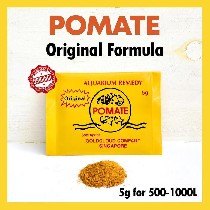 Jual Pomate Original Formula 5G Obat Ikan Hias Air Tawar Jamur Parasit ...