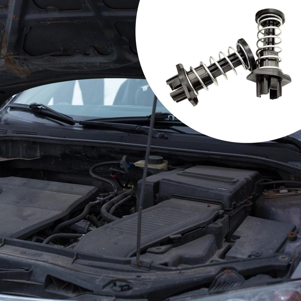 Jual AUTOMOTIVE HOOD CATCH SPRING BLACK PP ENGINE COVER HOLDER ...
